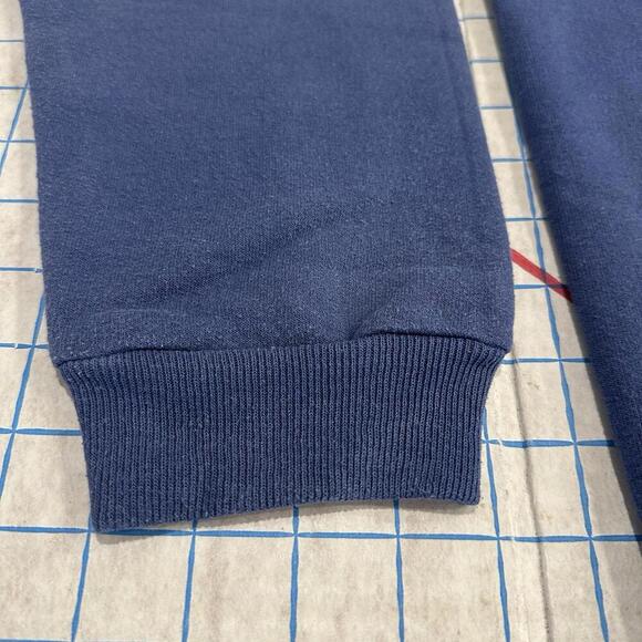 Vintage Grandma Sweatshirt Womens Large Birds Graphic Farm Cardinals Winter Blue - Picture 4 of 14